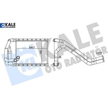 Kalorifer Radyatörü Kıa Ceed 1.4l 1.6l G4FA G4FC Benzinli 07-12 1.6l D4FB Dizel 07-12 - Aleminyum Kale Radyatör 971381H050