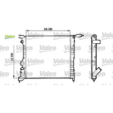 Radyatör Clıo 1.4 Rn/rt Valeo 7700784040/ 7701034770