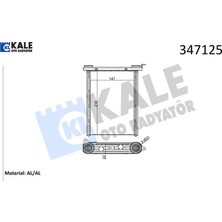Kalorifer Radyatörü Mgn Iıı-Fluence 213X148X22 Kale Radyatör 4407490/ 95517541/ 271159831R/ 2711562