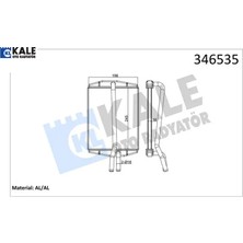 Kalorifer Radyatörü Brazing Ka 96-08 Fıesta Iv 95-02 Puma 97-02 1.3-1.6 247X198X22 Kale Radyatör 1011670/ 1113626/ 1206843