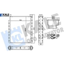 Kalorıfer Radyatoru Mercedes W176 W246 C117 X117 X156 Kale Radyatör A2468300161