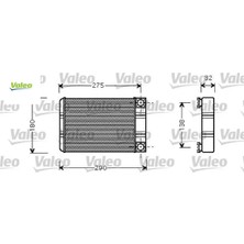 Kalorıfer Radyatoru W203 CL203 S203 C209 A209 R230 Valeo A2038300161