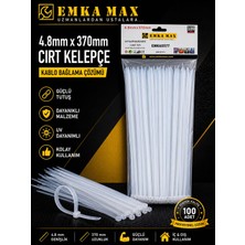 Emka Max Beyaz Cırt Kelepçe 4.8 370 mm