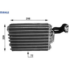Evaporator W124 S124 C124 Mahle A1248300658