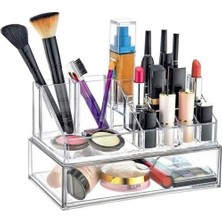 Trendexa Şeffaf 3 Çekmeceli Makyaj Düzenleyici Organizer Set