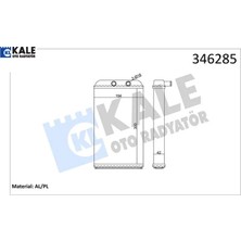 Kalorifer Radyatörü Ducato-Boxer-Jumper2.5tdı-2.8tdı 94-02 Kale Radyatör 6448.H8/ 46722710
