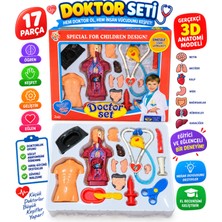 LRS Store Oyuncak Doktor Seti Insan Anatomisi Full Set 17 Parça Insan Organları Eğitici Medikal Set