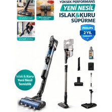 Philips 9000 Serisi Aquatrio Kablosuz Dikey Süpürge, Otomatik Temizleme Aquaspin Başlık Yüksekper Fomans Daha Uzun Şarj