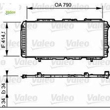 Radyatör Boxer-Ducato-Jumper 97-02 1.9d-2.5d-2.8hdı Ac Mek 790X415X34 Valeo 1330.L5/ 1311003080/ 1330.L8/ 1330.F1