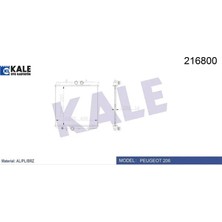 Radyatör 206 98 1.0-1.4-1.6 16V Mek Klimasız 415X380X25 Kale Radyatör 1330.37/ 9647511480/ 1333.12/ 1330.H2