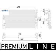 Motor Su Radyatoru Premıum Lıne G30 16 20 G31 18 20 Mahle 17118474823 17118576505
