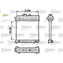 Motor Su Radyatoru M111 W202 S202 W210 S210 Klımasız Valeo A2025006103