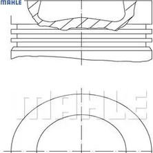 Motor Piston Segman Polo-Golf6-Caddy-Jetta-A3-Leon 79.51MM Caya-Cayb-Cayc-Cayd-Cfwa 1.2-1.6 Tdı 0.50 Mahle 03L107065J