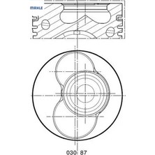 030PI00087102 Motor Piston Segman 0.50 Vw T5 Axb-Axc 3.4 Silindir 80.01 030 Pı 00087102 Mahle 38107065