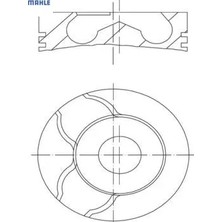 Motor Piston Segman Clıo-Kng 1.5 Dcı K9K 77.00 1.00 26PIM Mahle 120A10282R/ 7701475703/ 7701475898