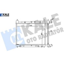 Radyatör Yarıs-Yarıs Verso Al/pl/brz 350X478X16 Kale Radyatör 1640021080/ 1640021060/ 1640021120