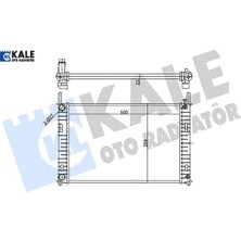 Motor Su Radyatoru Fıesta 1.25 16V 1.4 16V 1.4tdcı 01>08 Mazda Iı 1.4cd Manuel Mekanık Sıstem Kale Radyatör ME4S6H8005CB/ 4S6H8005CB/ 1897431