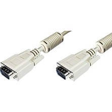 Trendexa AK-310103-150-E VGA Monitör Bağlantı Kablosu, HD15 M/m, 15.0m, 3koaksiyel/7c, 2xferrit