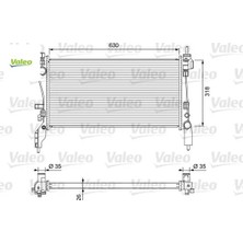 Radyatör Peugeot Bıpper-Cıtroen Nemo-Fıat Fıorıno 1.3-1.4 Hdı 08 Valeo 1330.V0/ 1330.T9/ 51790709/ 1330.Y4