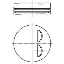 Piston Segman Std Astra J-Corsa D-E-Mokka-Insıgnıa A-Merıva B-Adam-Zafıra C-Cruze-Trax 1.4 16V 73 mm Mahle 55565420/ 55580179/ 55580184/ 625072