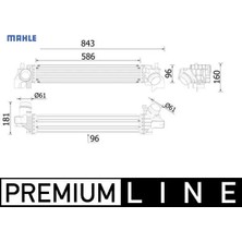 Turbosarj Radyatoru F40 F52 F44 F45 F46 F48 F49 F39 . Mını F54 F55 F56 F57 F60 Mahle 17517617597