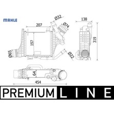 Turbosarj Radyatoru Mercedes M264 W205 S205 C205 A205 C257 W213 S213 C238 A238 X253 C253 Mahle A2640905300