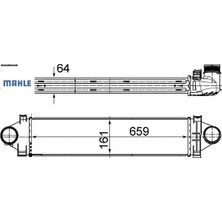 Turbo Radyatoru 224DT DW12BTED4 Freelander 2 L359 06 14 Mahle LR000926/ LR009802/ LR030762