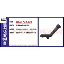 Turbo Borusu Mgn Iıı-Fluence 1.5 Dci K9K Bsc 8200731430/ 144609794R