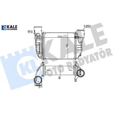 Turbo Radyatörü Intercooler A4-Exeo 08-10 1.8t Kale Radyatör 8E0145805L/ 8E0145805N