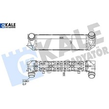 Turbo Radyatoru N53 N20 F10 F11 Kale Radyatör 17117618768