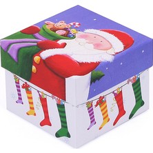 Decobox Yılbaşı Hediye Kutusu (10X10X8 Cm.)
