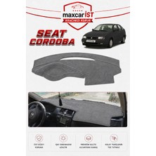 MaxcarİST Seat Cordoba Elegance Serisi Uyumlu Torpido Koruma Örtüsü/kılıfı Gri