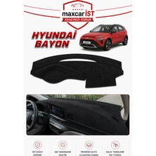 MaxcarİST Hyundai Bayon Elegance Serisi Uyumlu Torpido Koruma Örtüsü/kılıfı Siyah