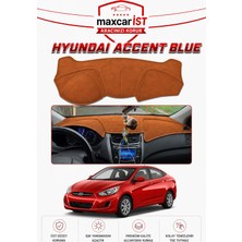 MaxcarİST Hyundai Accent Blue Elegance Serisi Uyumlu Torpido Koruma Örtüsü/kılıfı Taba