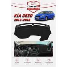MaxcarİST Kia Ceed (2013-2019) Elegance Serisi Uyumlu Torpido Koruma Örtüsü/kılıfı Siyah
