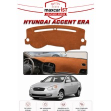 MaxcarİST Hyundai Accent Era Elegance Serisi Uyumlu Torpido Koruma Örtüsü/kılıfı Taba