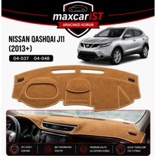 MaxcarİST Nissan Qashqai (2013-2021) J11  Elegance Serisi Uyumlu Torpido Koruma Örtüsü/kılıfı Taba