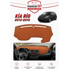 MaxcarİST Kia Rio (2012-2018) Elegance Serisi Uyumlu Torpido Koruma Örtüsü/kılıfı Taba