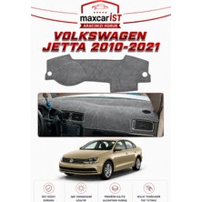 MaxcarİST Volkswagen Jetta 2010-2021 Elegance Serisi Uyumlu Torpido Koruma Örtüsü/kılıfı Gri