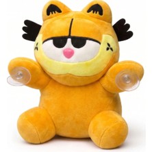 Esdishopping Garfield Peluş Oyuncak 22 cm – Vantuzlu Cama Yapışan Sevimli Peluş – Araba & Oda Dekor