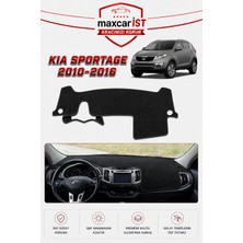 MaxcarİST Kia Sportage (2010-2016) Elegance Serisi Uyumlu Torpido Koruma Örtüsü/kılıfı Siyah