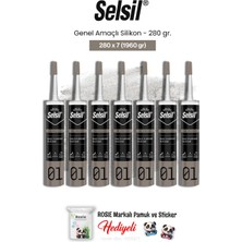 Selsil Genel Amaçlı Silikon 7 Al 6 Öde 280 gr ve Rosie Pamuk