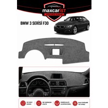 MaxcarİST Bmw 3 Serisi F30 Elegance Serisi Uyumlu Torpido Koruma Örtüsü/kılıfı Gri