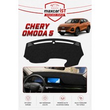 MaxcarİST Chery Omoda 5 Elegance Serisi Uyumlu Torpido Koruma Örtüsü/kılıfı Siyah