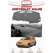MaxcarİST Chevrolet Kalos Elegance Serisi Uyumlu Torpido Koruma Örtüsü/kılıfı Gri