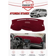 MaxcarİST Hyundai Starex Elegance Serisi Uyumlu Torpido Koruma Örtüsü/kılıfı Bordo