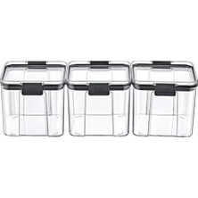 Trendexa Saklama Kapları 3'lü Set, Orta, 3 x 700 Ml, [FT-105]