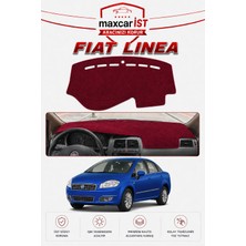 MaxcarİST Fiat Linea Elegance Serisi Uyumlu Torpido Koruma Örtüsü/kılıfı Bordo