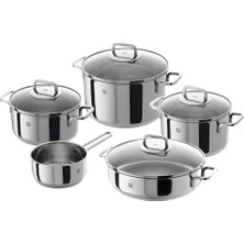 Trendexa Quadro – 5 Parçalı Set Pişirme Kabı, Gümüş, 58 x 35 x 30 cm