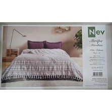 Özdilek (Nev) Pike Takımı Stripe Lila